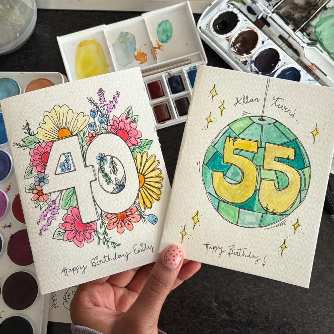 Floral Birthday Card