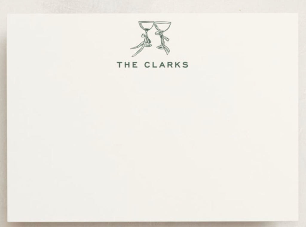 Personalized Thank you Card stationary